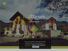 Tablet Screenshot of mitterer-weissensee.at